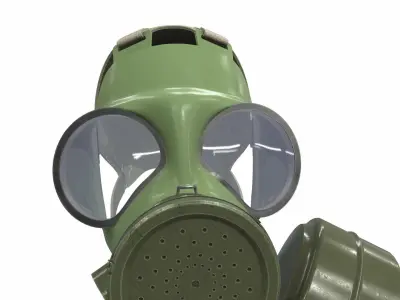 Gas Mask 01 3D model