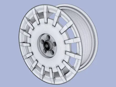 Wheel Rim Free 3D model