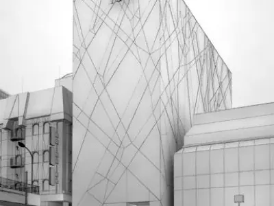 Spacious Office Building Scene 3D model