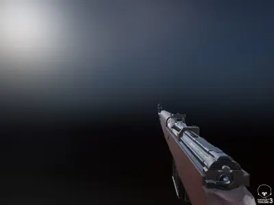 Gewehr 43 Rifle Low-poly 3D model