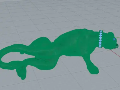 Pendente Pantera Free 3D model