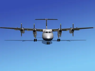 Dehavilland DHC-7 Island Tours 3D model