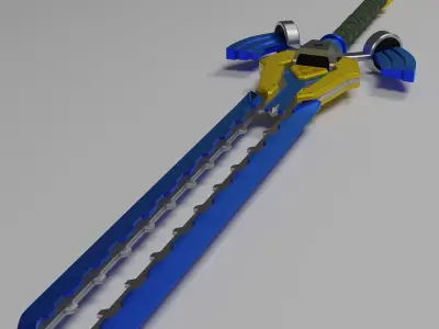Futuristic Master Sword 3D print model