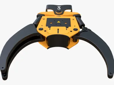 Hydraulic Grapple Claw Grabber M1 3D model