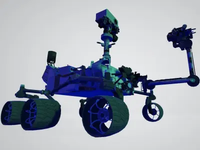 Mars Curiosity Rover Free 3D model