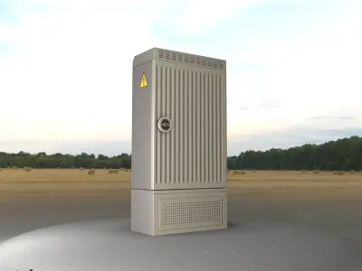 Electrical Distribution Cabinet 169 Low-poly 3D model