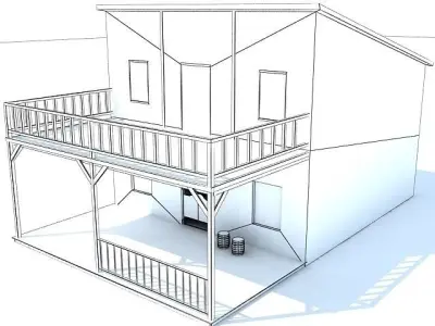 Western House 2 3D model