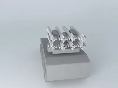 Abrams 3iAE missle launcher Free 3D model