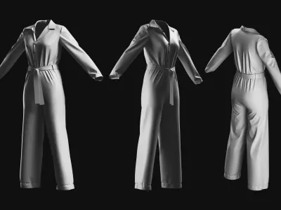 Basemesh Bodysuit Collection 3D model