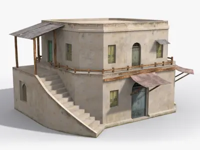 Arab xx28 Low-poly 3D model