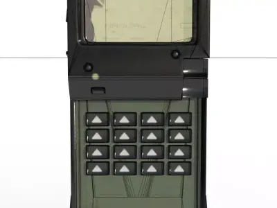 Military Radio-Scanner 3D model