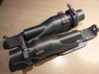 Water Jet Propulsion Unit Hamilton Water Jet Thruster 3D print model