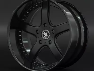 Veilside PL VII Wheels Free 3D model
