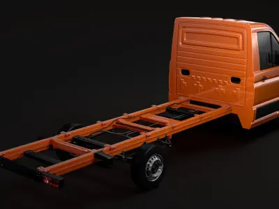 MAN TGE Chassi SingleCab L3 2017 3D model