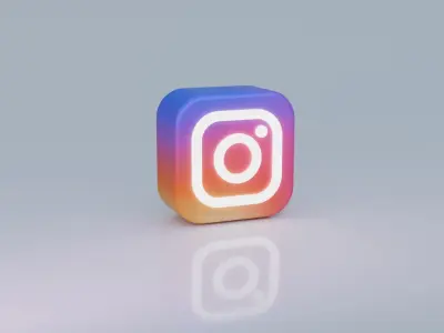 Instagram 3d Free 3D model