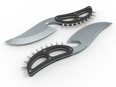 knife cobra 3D model