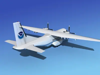Casa CN-235 NOAA 3D model