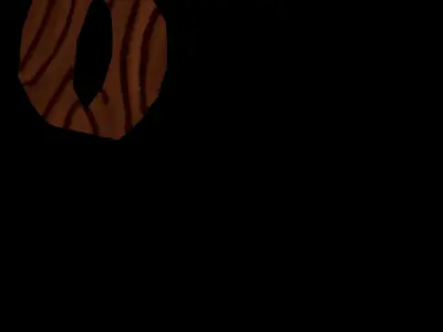 Cartoon Birdhouse Low-poly 3D model