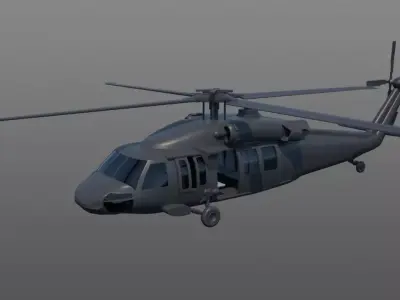 UH-60 Black Hawk 3D model