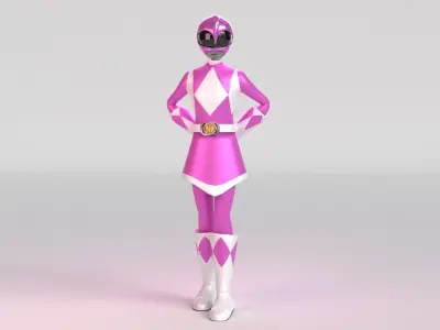 Pink Ranger - Power Ranger 3D model