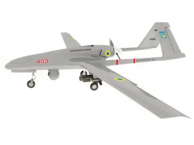 Bairaktar TB2 3D model