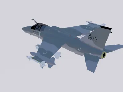 International AMX A-1M Brazilian Air Force 3D model