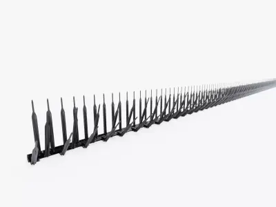 Pigeon Spikes Bird Deterrent Low-poly 3D model