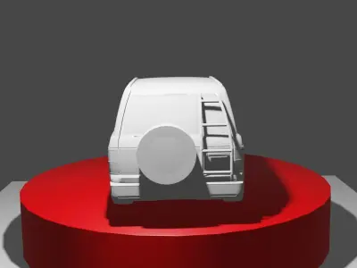 ISUZU Bighorn 3 1 Diesel Without Texture Free 3D model