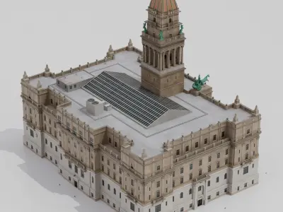 Wayne County Building 3D model