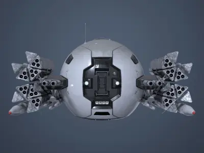 Military Drone Mk1 Used Look 3D model