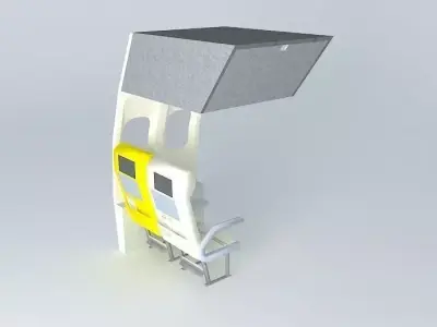 Alliance Airlines economy class seats Free 3D model
