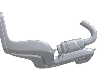 Truck Air Filter Intake 3D model