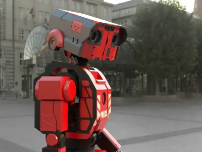 AMIR-01 robot 3D model