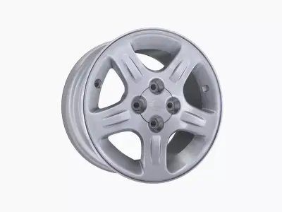 Nissan Sentra 1998 15 OEM wheel Low-poly 3D model