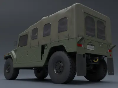 JGSDF Japan Ground Self-Defense Force Koukidousha 3D model