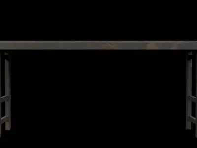 Old Table Free 3D model