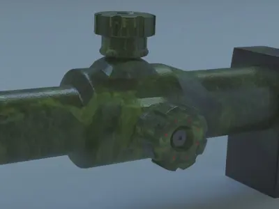 sniper telescopic Free 3D model