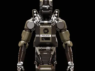 Polical Robot 3D model