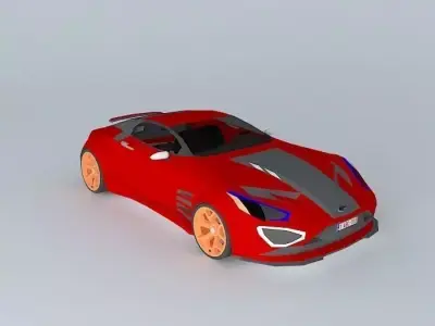 NEG Sports car Free 3D model