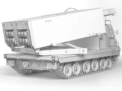 MLRS Mars II 1996 3D model