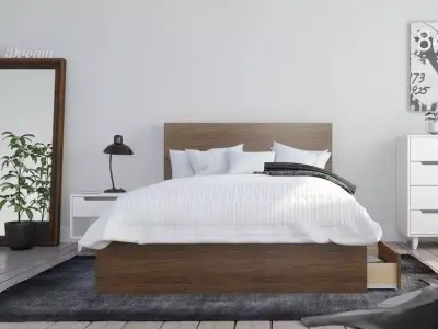 Coro Mckamey Bedroom Set Free 3D model