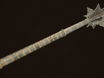 Mace 11 Low-poly 3D model