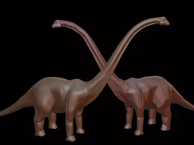 Diplodocus Miniature 3D print model