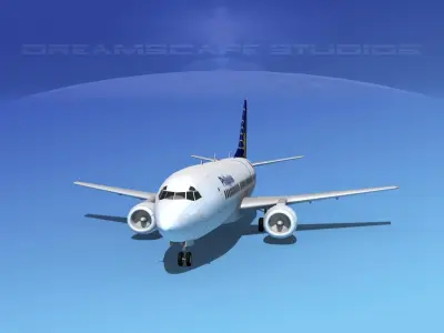 Boeing 737-300 Philippines 3D model