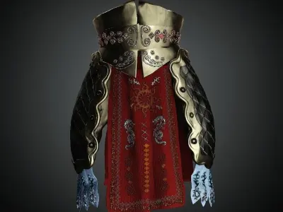 DT2- Monkey King - Waist Armor 3D model