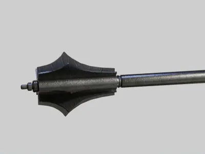 Medieval 16th Century Mace Low-poly 3D model