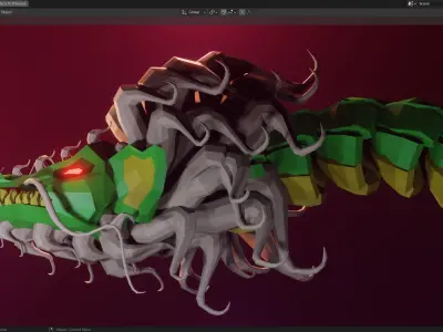 Dragon Low Poly 3D model