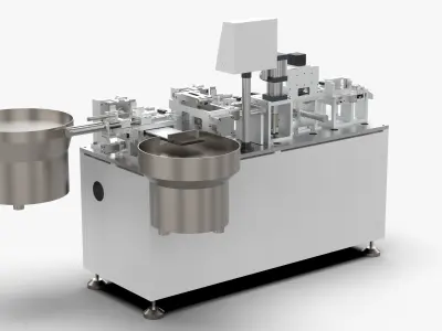 Automatic Loose End Pin Insertion Machine 3D model