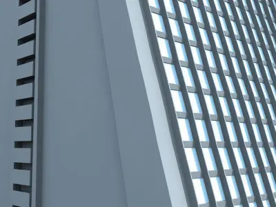 3D Building 70 3D model