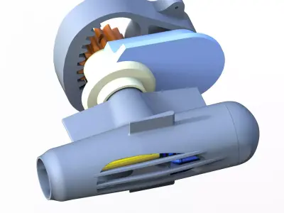 JET POD SCHIFFSMODELL ANTRIEB AZIPOD 3D print model